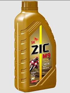 ZIC M9 4T RACING 10W-50 MA2 1л (синт) SN масло моторное для мототехники