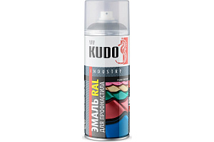 Краска-спрей RAL 7024 Серый графит (алкидная) 520мл для металлочерепицы  KUDO